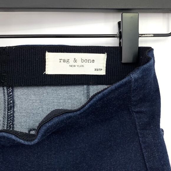RAG & BONE Nina High-Rise Flare Jean Blue Denim XS - Picture 4 of 9